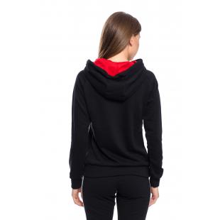 Дамски суитшърт от мека и топла материя, подходящ за ежедневието.